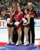Pairs podium