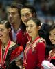 Pairs podium