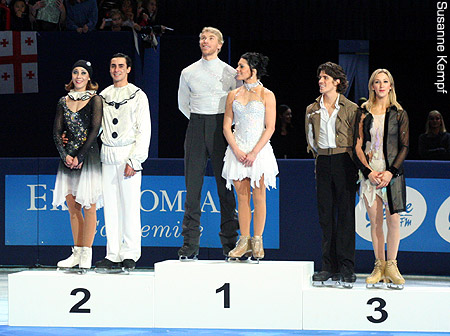 The Ice Dance Podium