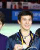 The men's medalists