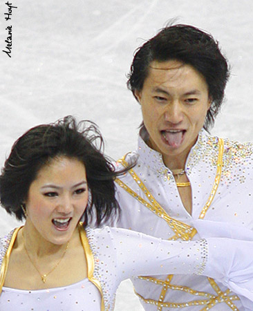 Chen Wang does his best Gene Simmons impression in their KISS free dance