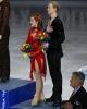 Samuelson &amp; Bates during the National Anthem