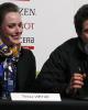 Tessa Virtue &amp; Scott Moir at the press conference following the free dance