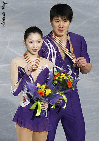 Pairs Bronze Medalists Dan Zhang &amp; Hao Zhang