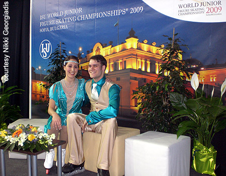 Graham Hockley &amp; Nikki Georgiadis after the Original Dance