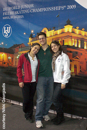Kharis Ralph with Graham Hockley &amp; Nikki Georgiadis