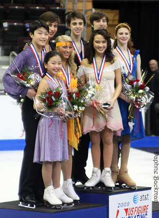 Junior ice dance medalists
