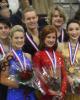 The senior dance medalists