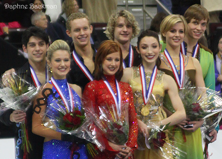 The senior dance medalists