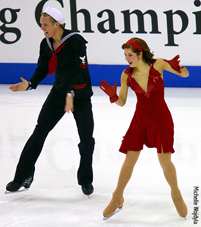 Emily Samuelson &amp; Evan Bates