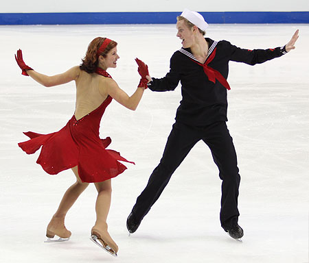 Emily Samuelson &amp; Evan Bates