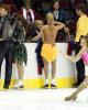 Junior ice dance practice Sunday gets a little crowded