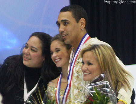 Britney Simpson &amp; Nathan Miller with coaches