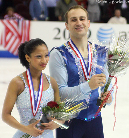 Amanda Evora &amp; Mark Ladwig (after Ladwig had been hamming it up)
