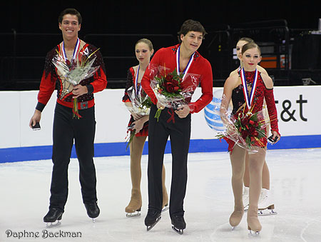 Novice Pairs Victory Lap