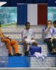 The men's SP just ended. How excited are Joubert's teammates about his victory?...