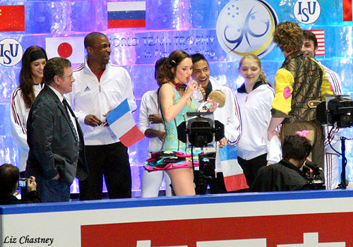 ...but Team France rocks with 100% turnout! Allez!!!