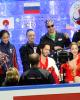 Team USA Party Patrol hits the kiss &amp; cry -- turnout? 100% U-S-A!!!