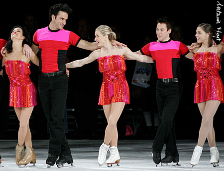 Marie-France Dubreuil, Partrice Lauzon, Joannie Rochette, Shawn Sawyer, Jessica Dubé