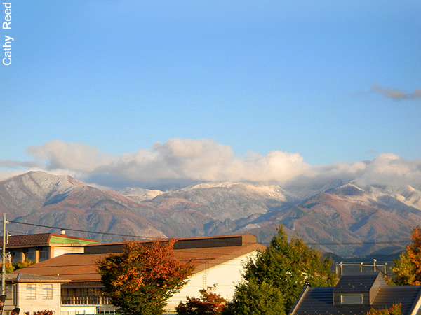 View of the mountains
