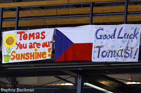Tomas Verner's banners' section