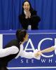 Kaitlyn Weaver &amp; Andrew Poje (CAN) and happy coach Anjelika Krylova