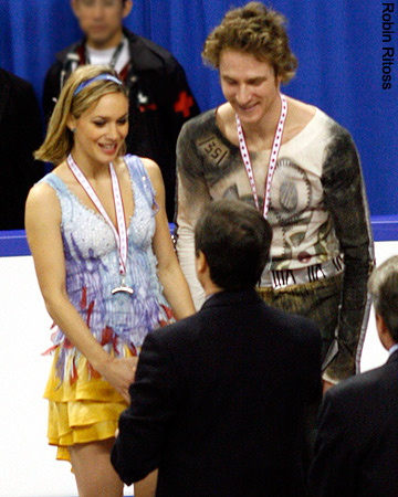 Nathalie Pechalat &amp; Fabian Bourzat (FRA) silver