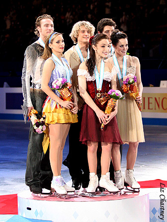 The Grand Prix Final Champions atop the podium