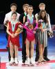 The Junior Grand Prix Final Champions atop the podium
