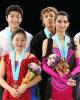 The Junior Grand Prix Final medalists