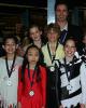Novice Free Dance medalists