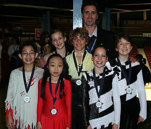 Novice Free Dance medalists