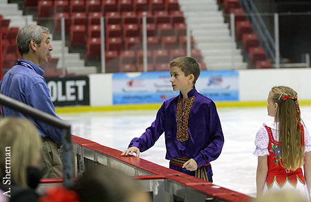 Sierra Chadwick &amp; Alexander Martin get last-minute advice before the FD