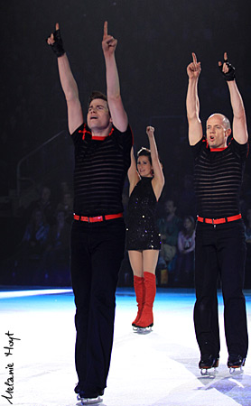 Jeff Buttle, Marie-France Dubreuil, and Kurt Browning
