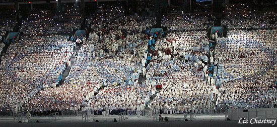 Artistic portion of Opening Ceremony