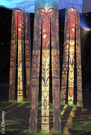 Artistic portion of Opening Ceremony