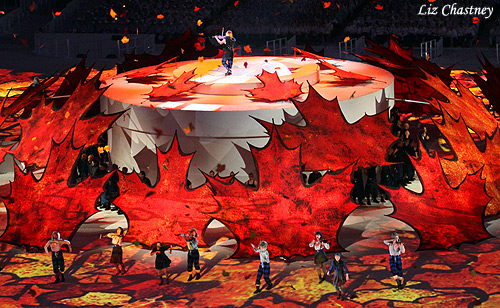 Artistic portion of Opening Ceremony