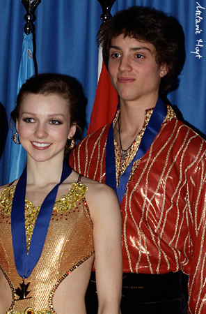 Alexandra Paul &amp; Mitchell Islam, gold