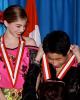 Pre-Novice Canadian Champions Edwards &amp; Pang