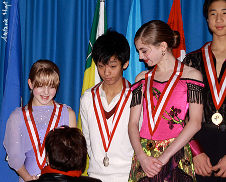 Pre-Novice Silver Medalists Bruser &amp; Lum