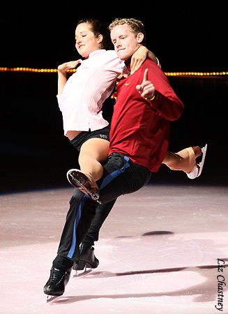 Practice: Emily Samuelson &amp; Evan Bates
