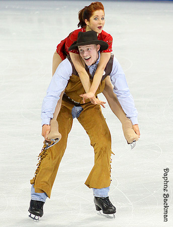 Emily Samuelson &amp; Evan Bates