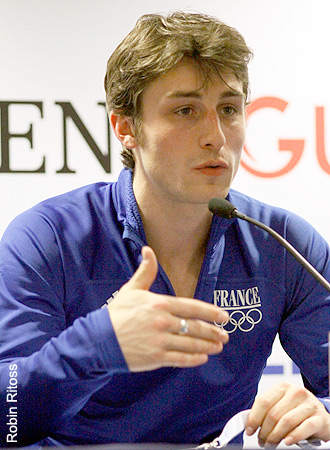 Men's SP Press Conference - Brian Joubert