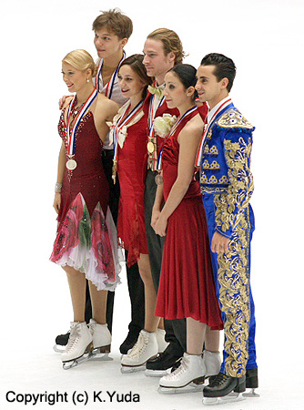 2010 Cup of China Ice Dance Medalists