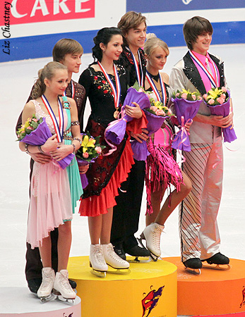 The 2010 Junior Grand Prix Final champions