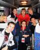 Denis Ten crashes the ice dancers' bus ride