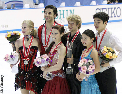The 2010 NHK Trophy Ice Dance Medalists