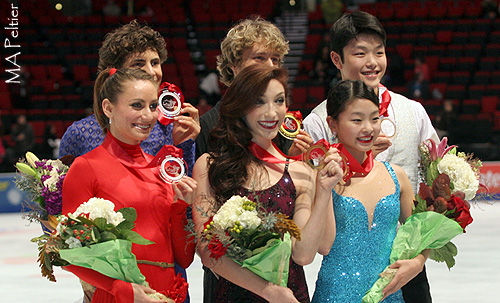 The 2010 Skate America Medalists