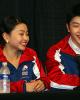 Maia Shibutani &amp; Alex Shibutani (USA) at the Free Dance Press Conference