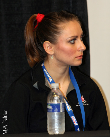 Vanessa Crone (CAN) at the Free Dance Press Conference